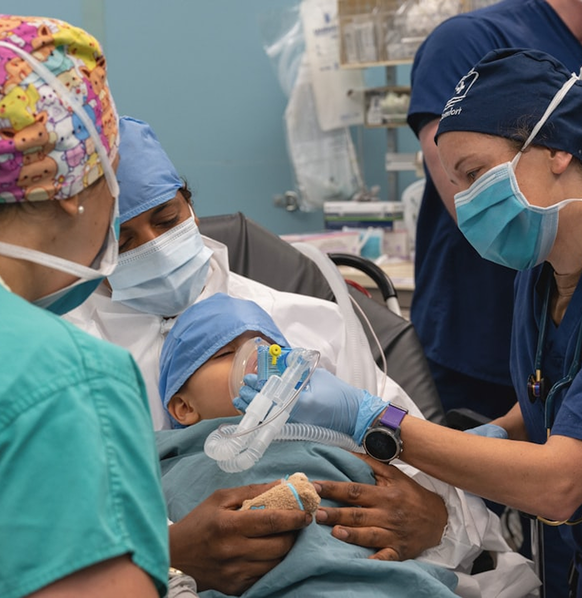 Equipo médico trabajando
